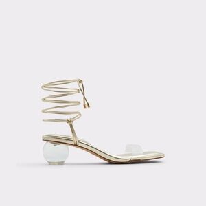 Elegant gold  Strappy Heels